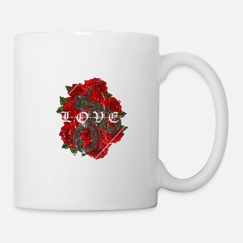 LOVE SNAKE - Tasse - Weiß