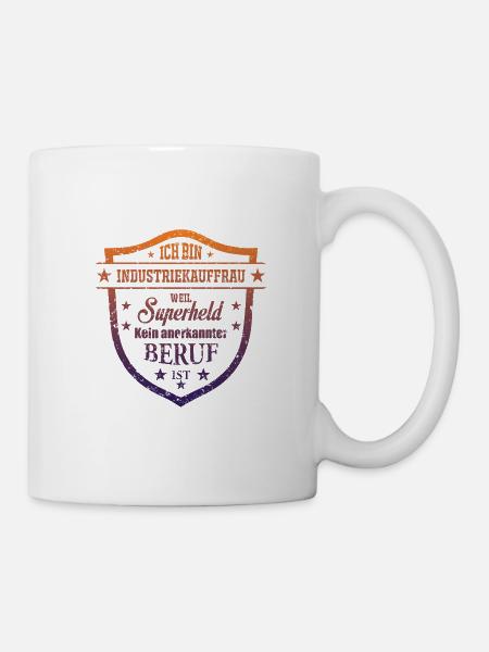 T-shirt de femme d’achat industriel · Super-héros · Cadeau - Mug blanc - blanc