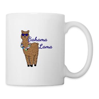 Bahama Lama | Lama animal design | Design de vacances - Mug blanc - blanc - Droite