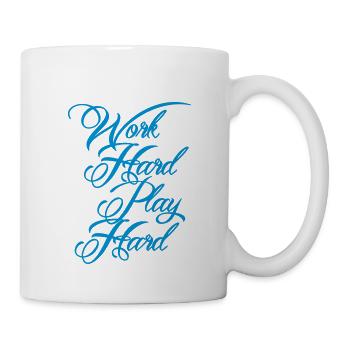 Work Hard Play Hard - Mug - white - Right