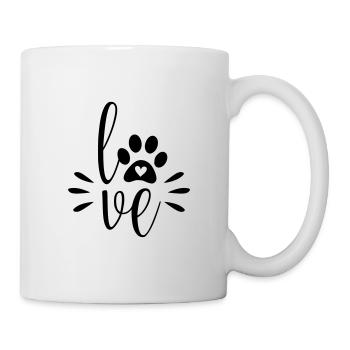 Amour - Mug blanc - blanc - Droite