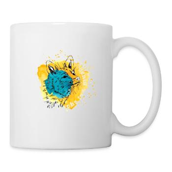 Ein Fuchs muss tun was ein Fuchs tun muss - Tasse - Weiß - Rechts