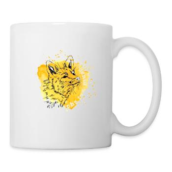Ein Fuchs muss tun was ein Fuchs tun muss - Tasse - Weiß - Rechts