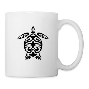 tribal turtle 705 - Mug - white - Right