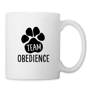 Team Obedience - Dog Sports - Dog Paw - Mug - white - Right