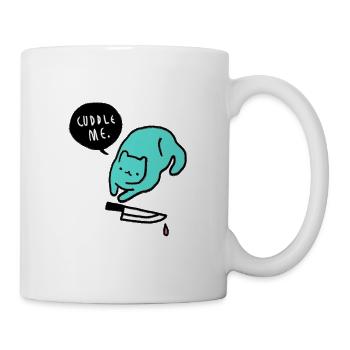 KNUDDEL ME CAT - Mug - white - Right
