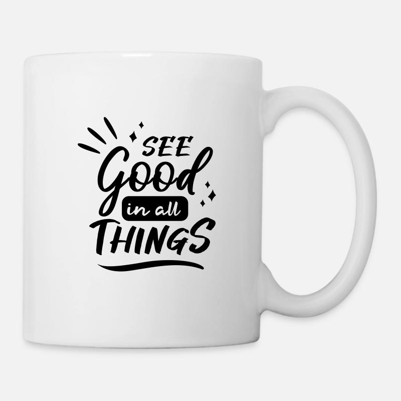 voir bien en toutes choses - Mug blanc - blanc