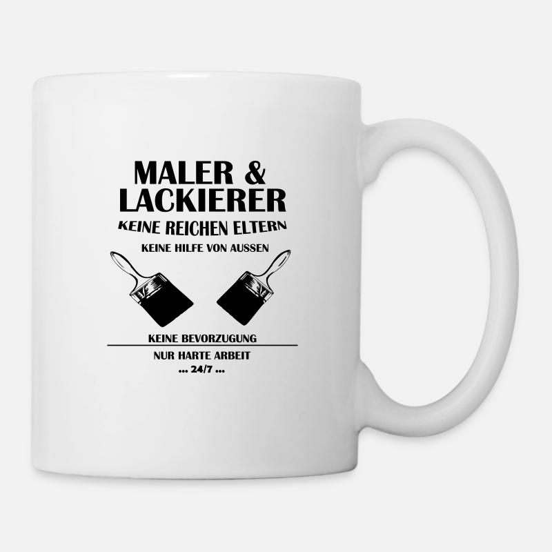 Maler und Lackierer - Tasse - Weiß