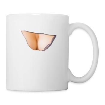 Brust Brüste se341 - Tasse - Weiß - Rechts