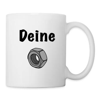 Deine Mutter - Tasse - Weiß - Rechts