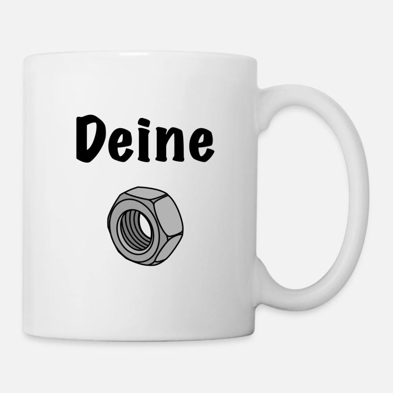 Deine Mutter - Tasse - Weiß