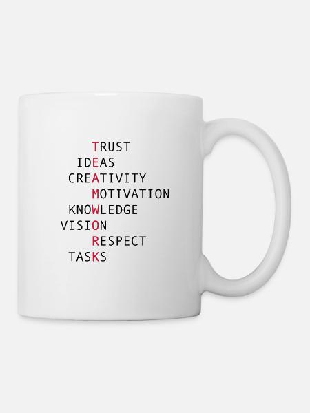 TEAMWORK - Tasse - Weiß