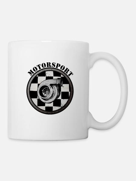 Motorsport - Tasse - Weiß