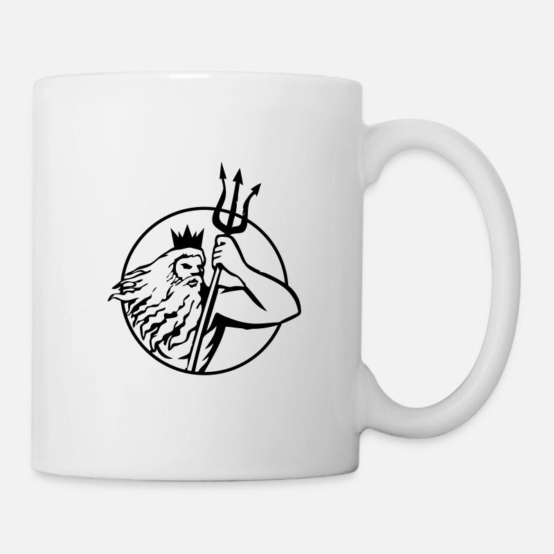 poseidon triton - Tasse - Weiß