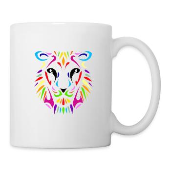 lioness design color 504 o - Mug - white - Right