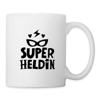 Superheldin - Tasse - Weiß - Rechts