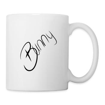 Hase auf Englisch erotisch Häschen Sexy Schriftzug - Tasse - Weiß - Rechts
