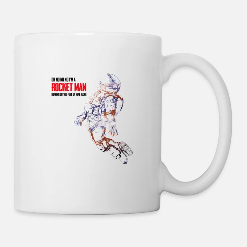 Astronaut Rocker Mann - Tasse - Weiß