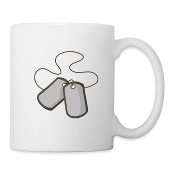 Dog tag - Mug - white - Right