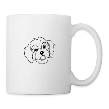 Chemise Bolonka Zwetna Tsvetnaya Bichon Frisee - Mug blanc - blanc - Droite