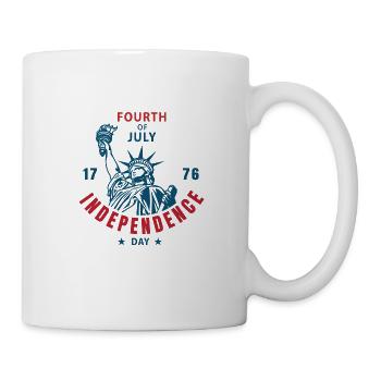 Happy Independance Day 3 - Tasse - Weiß - Rechts