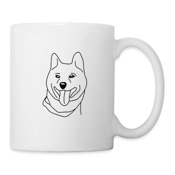 Shiba Inu - Mug blanc - blanc - Droite