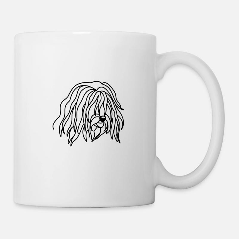 Tibet Terrier - Tasse - Weiß
