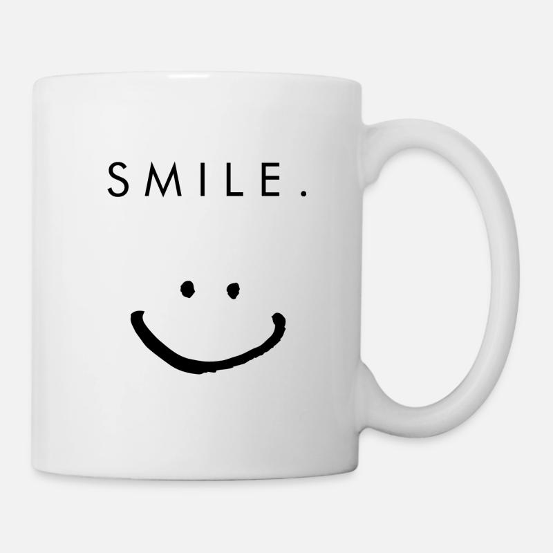 smile - Mug - white