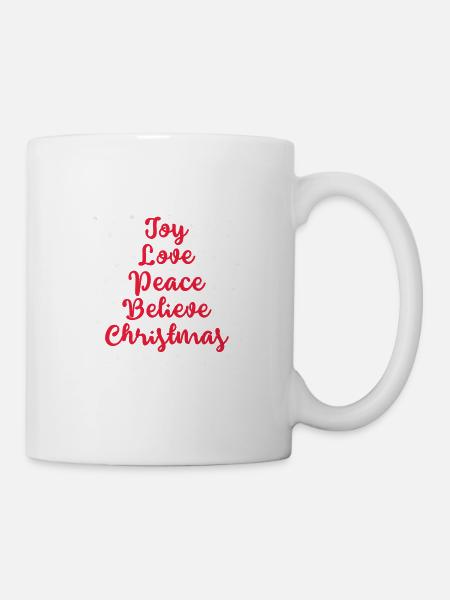 Love Peace Christmas - Mug blanc - blanc