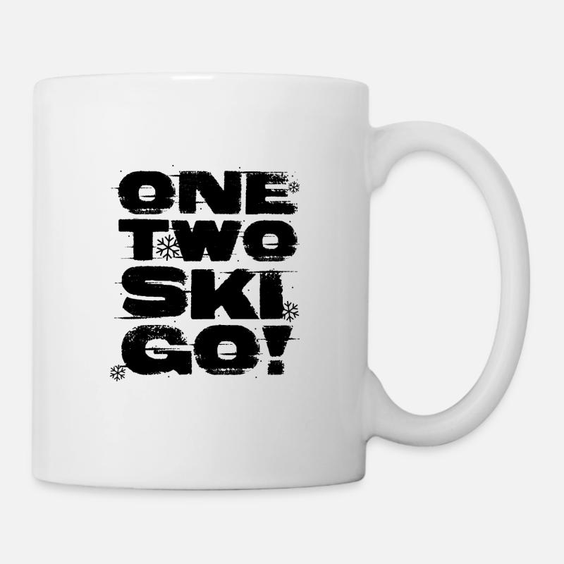 Ski - Tasse - Weiß