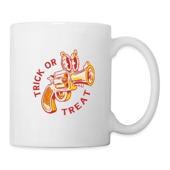 halloween retro trick or treat - Tasse - Weiß - Rechts