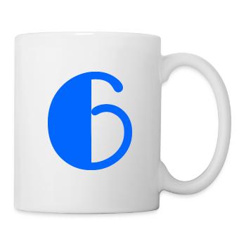 6 YEARS. 6th ANNIVERSARY. 6 YEAR ANNIVERSARY. 6 - Mug - white - Right