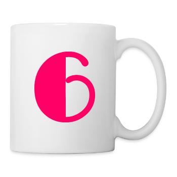 6. 6 YEARS. 6th ANNIVERSARY. 6 YEAR ANNIVERSARY. ANN - Mug - white - Right