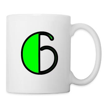 6 YEARS. 6th ANNIVERSARY. BIRTHDAY 6 YEARS. 6 - Mug - white - Right