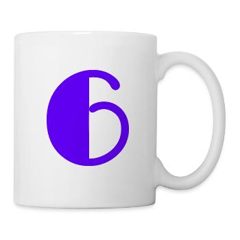 6. HERZLICHEN GLÜCKWUNSCH ZUM GEBURTSTAG. ALLES GUTE ZUM GEBURTSTAG! - Tasse - Weiß - Rechts
