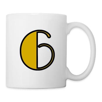 6 YEARS. 6th ANNIVERSARY. BIRTHDAY 6 YEARS. 6 - Mug - white - Right
