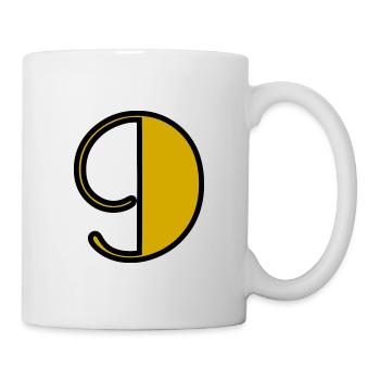 9. 9 JAHRE. 9. JAHRESTAG. GEBURTSTAG 9 JAHRE - Tasse - Weiß - Rechts