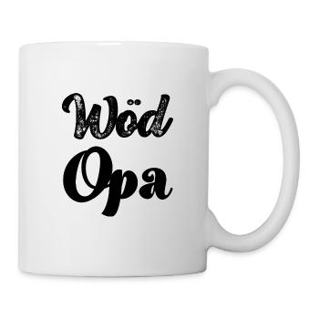Wöd Opa Österreich Oma tolle Oma beste Oma - Tasse - Weiß - Rechts