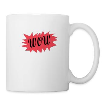 WOW - Tasse - Weiß - Rechts