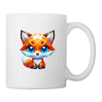 Cute Fox, Forest, Animals, Wilderness, Red Fox - Mug - white - Right