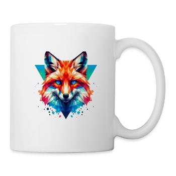 Fox Animal Woodland Red Fox Wilderness Art - Mug - white - Right