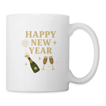 Bonne année pour la célébration du design - Mug blanc - blanc - Droite