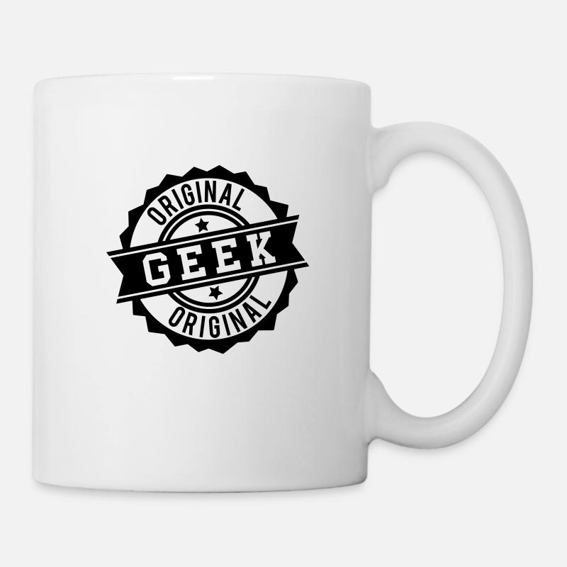 Geek - Tasse - Weiß