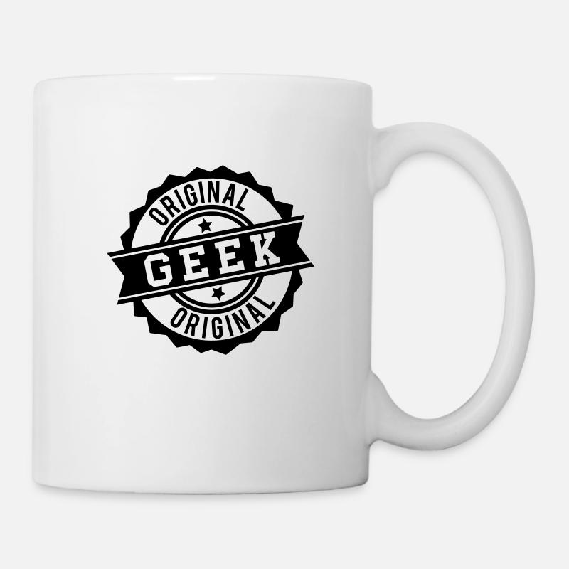 Geek - Tasse - Weiß