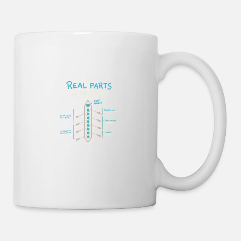 Crew Rowing Unique Gift Idea For Crew Rowing Team - Mug - white