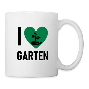 Gartenarbeit Pflanzen Obst Gemüse Bäume - Tasse - Weiß - Rechts