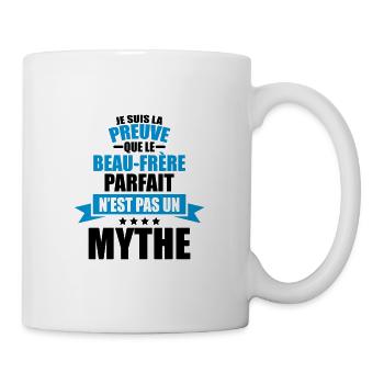 preuve que le beau-frère parfait pas un mythe - Mug blanc - blanc - Droite