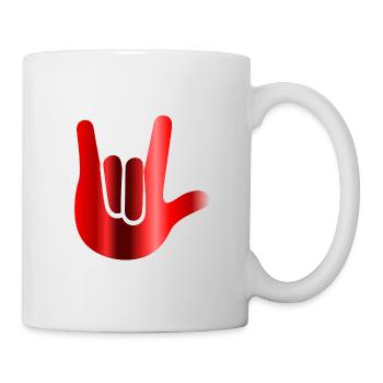 cornes du diable - Mug blanc - blanc - Droite