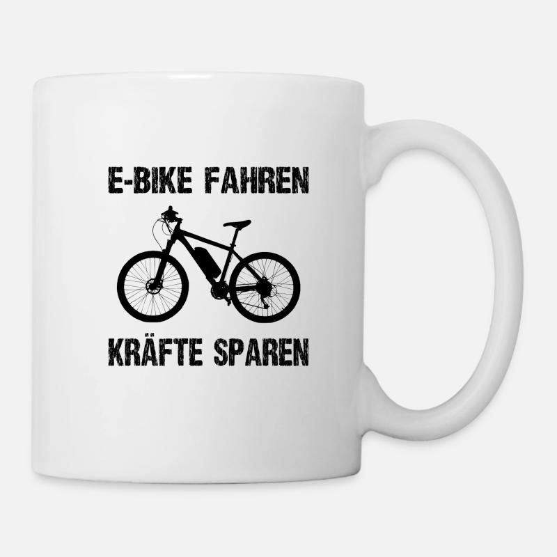 Fahrrad - Tasse - Weiß