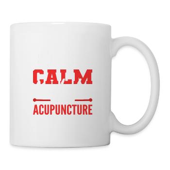 L’acupuncture rend relaxante la personne Gesche - Mug blanc - blanc - Droite